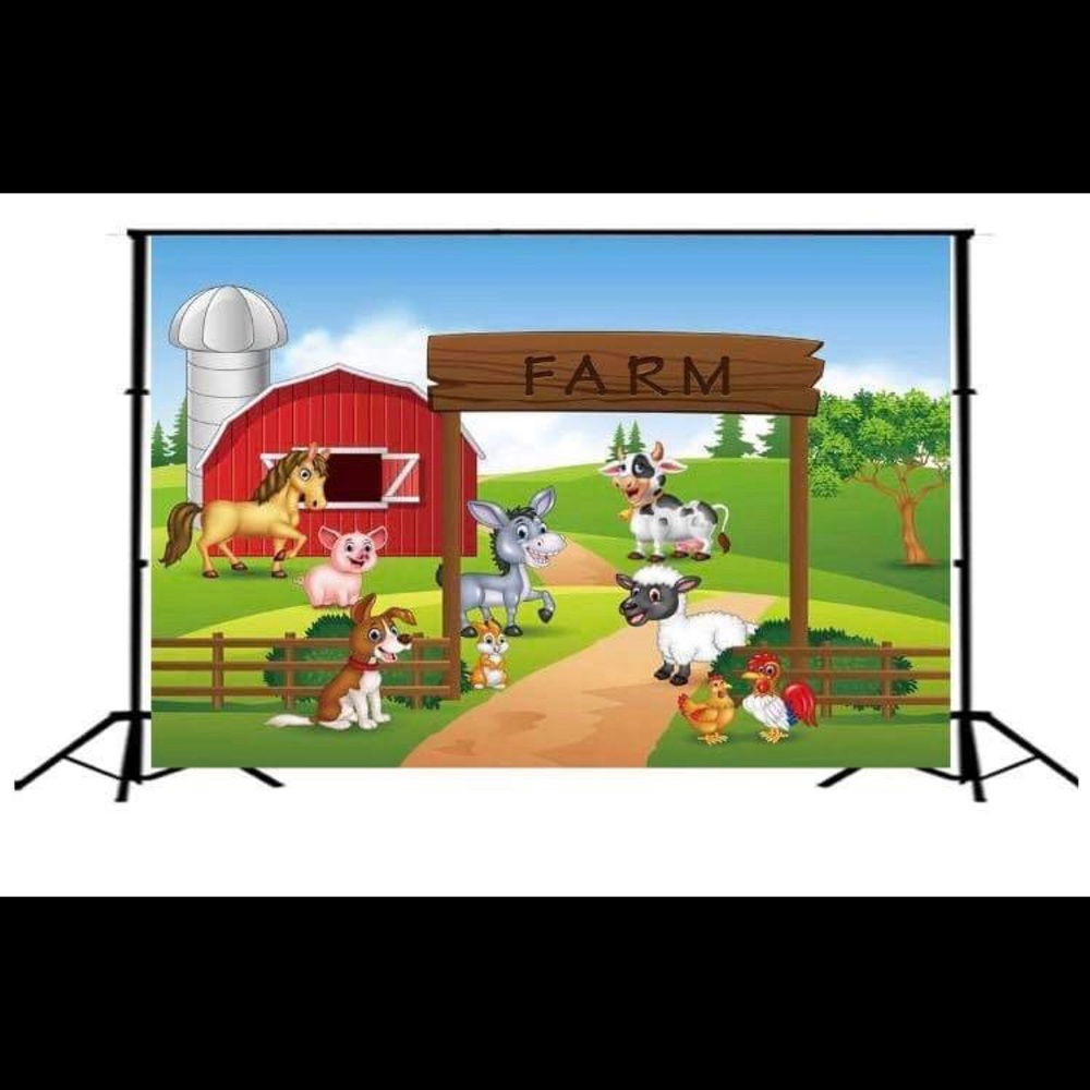 Farm backdrop 5x3ft